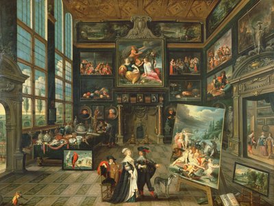Interior of a Gallery, 1637 by Cornelis de Baellieur